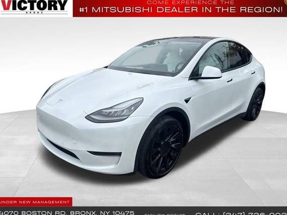 TESLA MODEL Y 2021 5YJYGDEE5MF075861 image